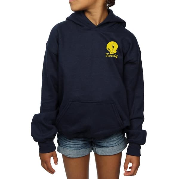 Looney Tunes Tweety Pie Head-hoodie för flickor