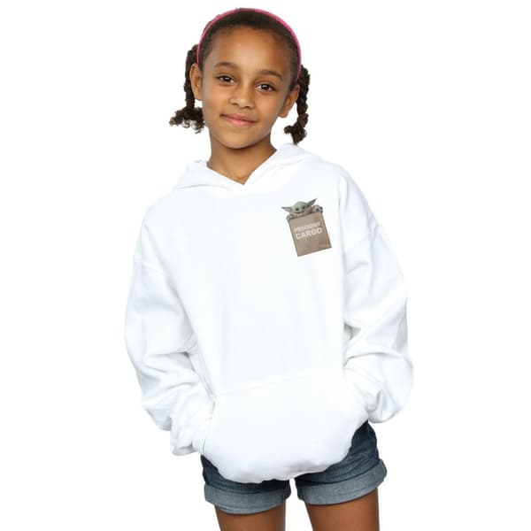 Star Wars Girls The Mandalorian Precious Cargo Faux Pocket Hoodie
