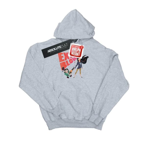 Disney Wreck It Ralph - Pocahontas och Vanellope - Huvtröja, dam/dam Sports Grey L