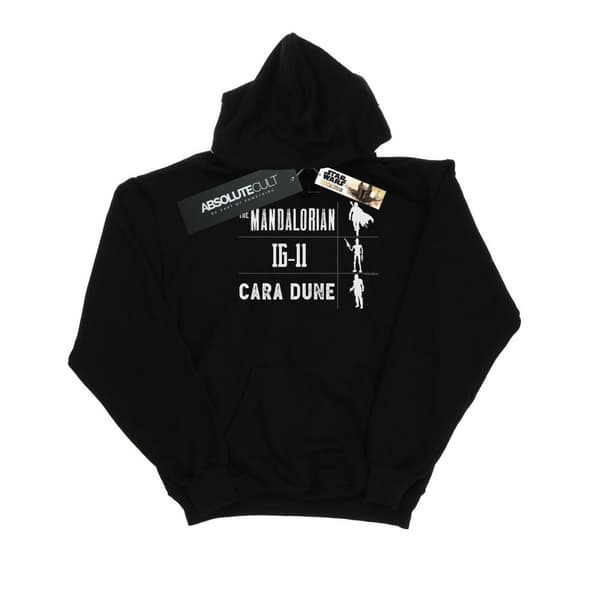 Star Wars Mandalorian Warrior Silhouettes-hoodie för flickor