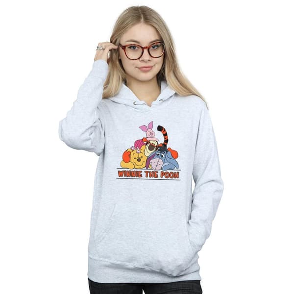 Disney Womens/Ladies Winnie The Pooh Group Hoodie