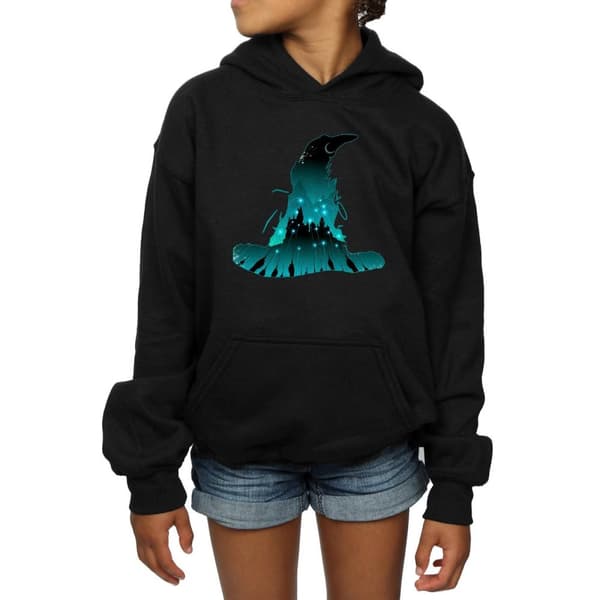Harry Potter Girls Hogwarts Silhouette Hoodie