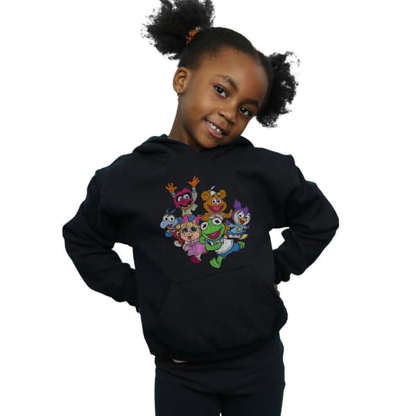 Disney Girls The Muppets Muppet Babies Colour Group Hoodie
