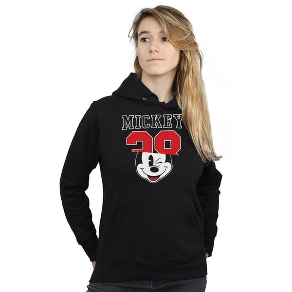 Disney Womens/Ladies Mickey Mouse Split 28 Hoodie