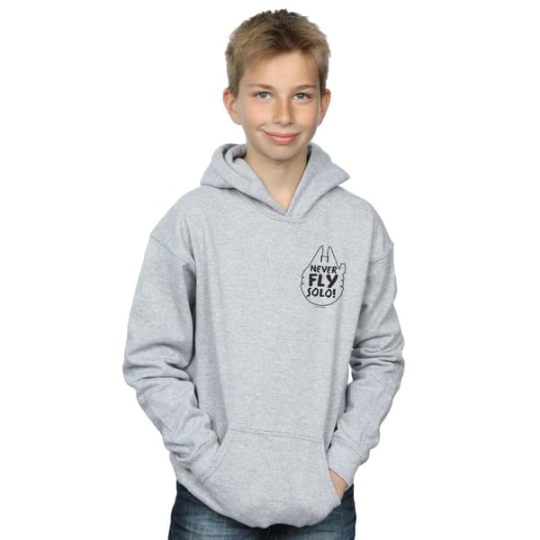 Star Wars Boys Never Fly Solo Hoodie
