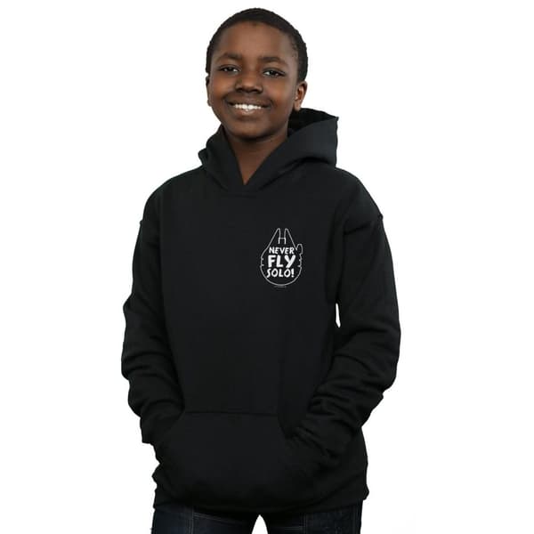 Star Wars Boys Never Fly Solo Hoodie