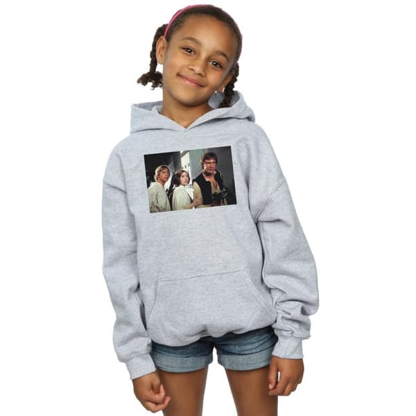 Star Wars Han, Luke och Leia-hoodie för flickor