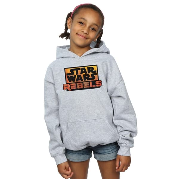 Star Wars Rebels Logo Hoodie för flickor