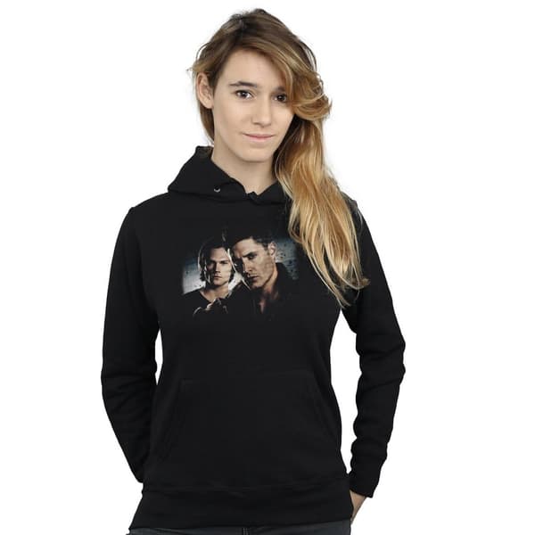 Supernatural Womens/Ladies Sam And Dean Poster Hoodie