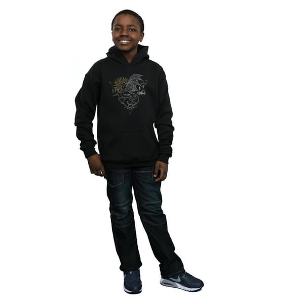 Harry Potter Pojkar - Thestral Line Art-hoodie