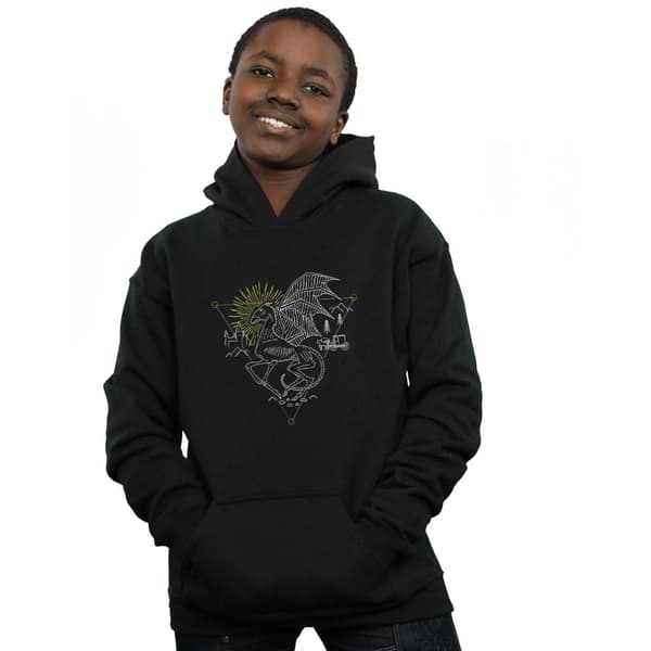 Harry Potter Boys Thestral Line Art Hoodie