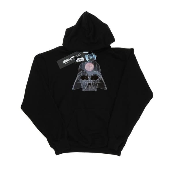 Star Wars Boys Geometric Darth Vader Hoodie Black 12-13 Years