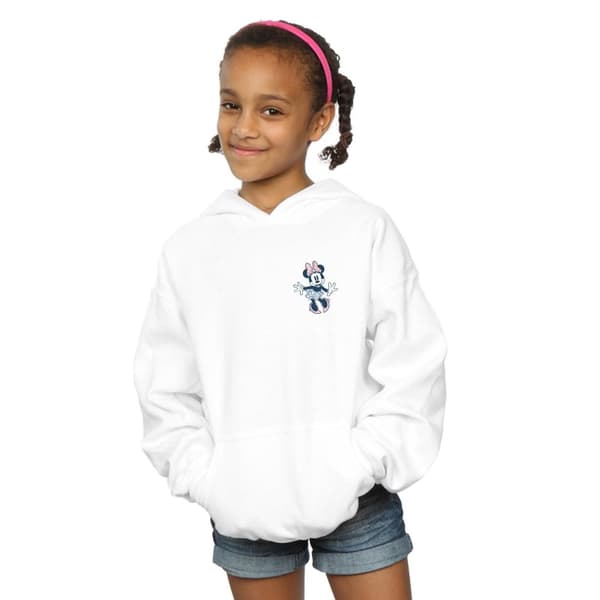 Disney Minnie Mouse Dancing Chest Hoodie för flickor