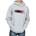 Miniatyrbild 3 av 5: Disney Cars Jackson Storm Stripes-hoodie för pojkar