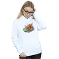 Miniatyrbilde 2 av 3: Disney Womens/Ladies Wreck It Ralph Race Skull Hoodie