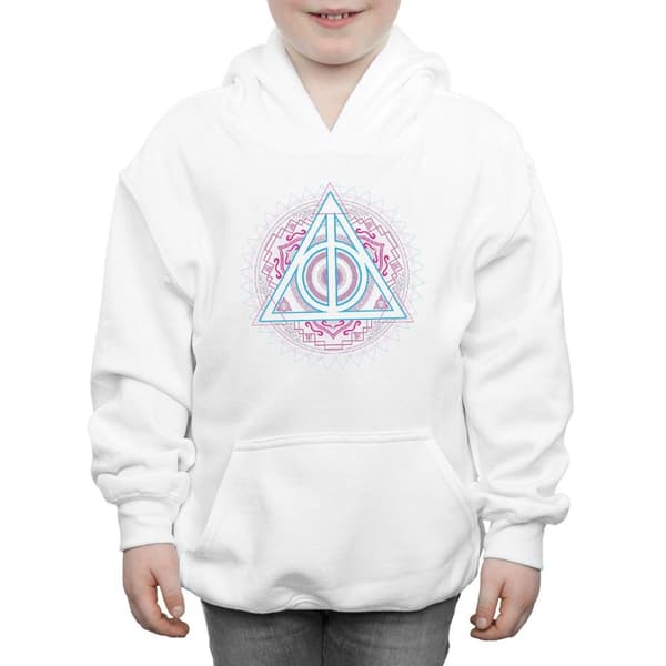 Harry Potter Boys Neon Deathly Hallows Hoodie