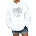 Miniatyrbillede 3 af 5: Harry Potter Girls Thestral Line Art Hoodie