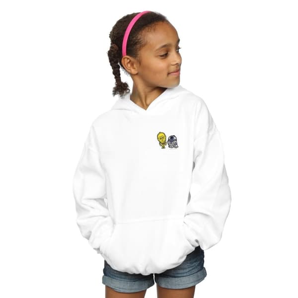 Star Wars Girls Resistance Droids Chest Print Hoodie