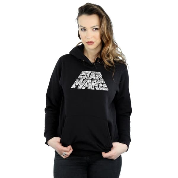 Star Wars: The Rise of Skywalker Womens/Ladies Star Wars The Rise Of Skywalker Trooper Filled Logo Hoodie