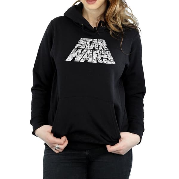Star Wars: The Rise of Skywalker Womens/Ladies Star Wars The Rise Of Skywalker Trooper Filled Logo Hoodie