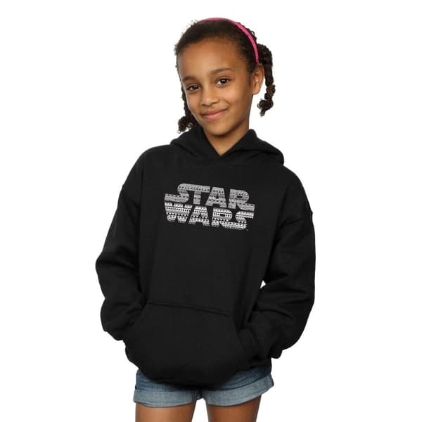 Star Wars Girls Aztec Logo Mono Hoodie