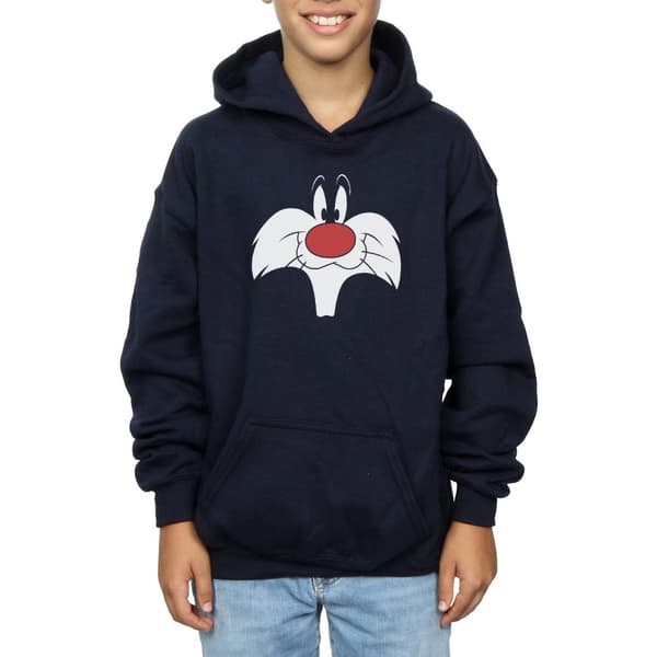 Looney Tunes Sylvester Big Face-hoodie för pojkar