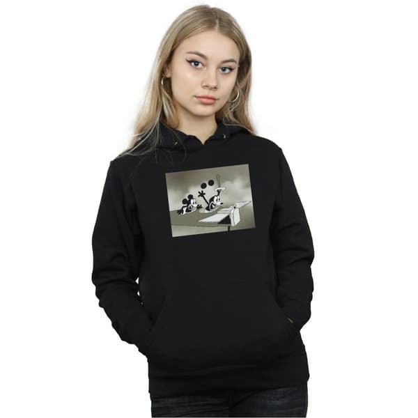 Disney Dam/kvinnor Musse Pigg Crazy Pilot Hoodie