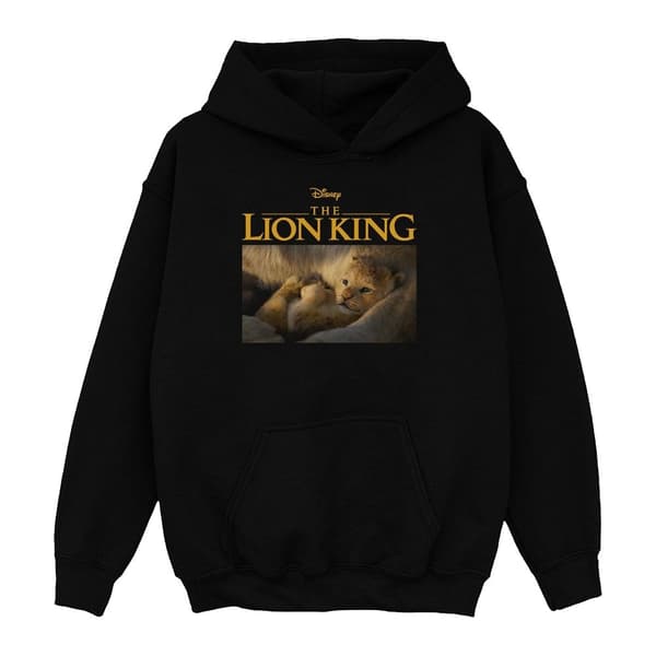 Disney Pojkar Lejonkungen Film Baby Simba Photo Hoodie Black 5-6 Years
