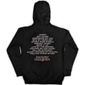 Miniatyrbilde 2 av 2: The Rolling Stones Unisex Adult Hackney Diamonds Track List Full Zip Hoodie