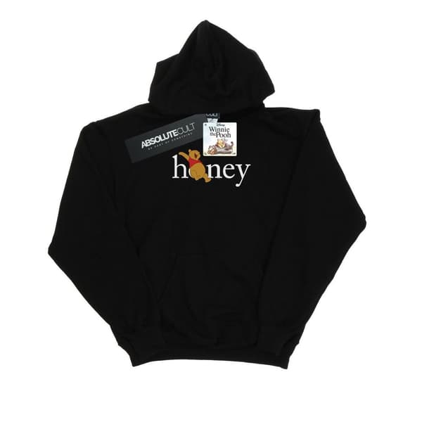 Disney Boys Winnie The Pooh Honey Hoodie Black 7-8 Years