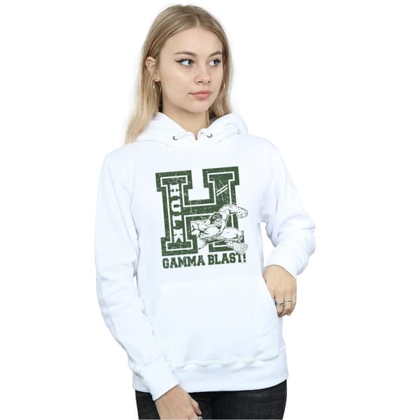 Marvel Womens/Ladies Hulk Gamma Blast Hoodie