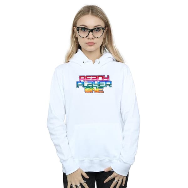 Ready Player One Kvinnor/Damer Rainbow Logo Hoodie