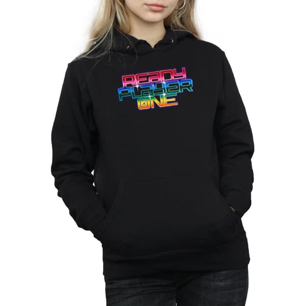 Ready Player One Kvinnor/Damer Rainbow Logo Hoodie