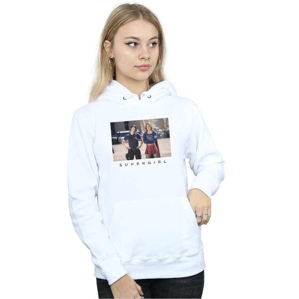 DC Comics Womens/Ladies Supergirl TV Series Sisters Photograph Hoodie