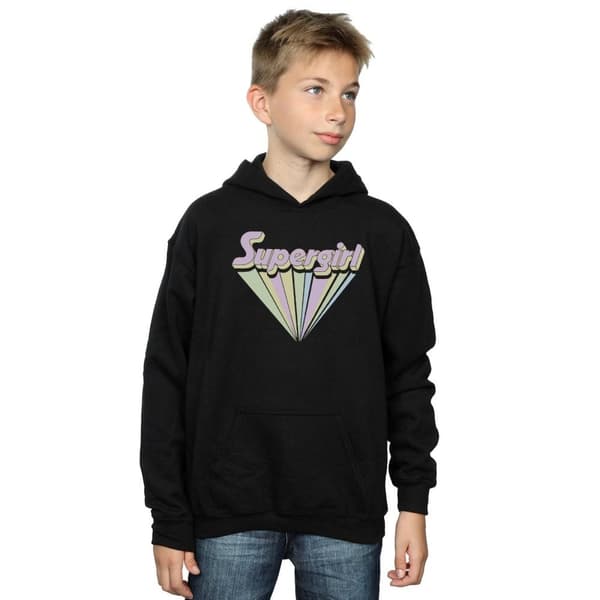 DC Comics Boys Supergirl Pastel Logo Hoodie