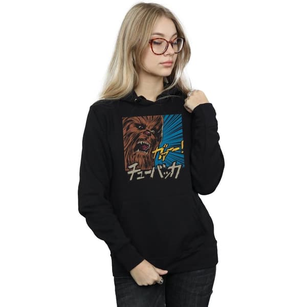 Star Wars Chewbacca Roar Pop Art-hoodie för damer/kvinnor