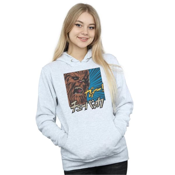 Star Wars Chewbacca Roar Pop Art-hoodie för damer/kvinnor