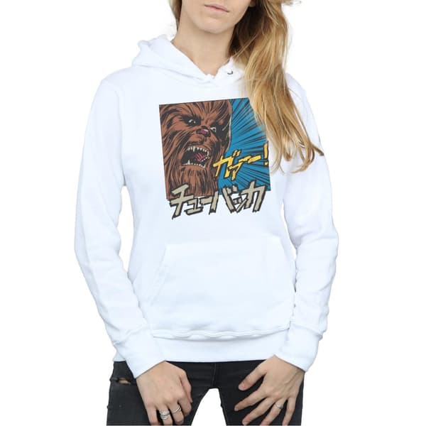 Star Wars Chewbacca Roar Pop Art-hoodie för damer/kvinnor
