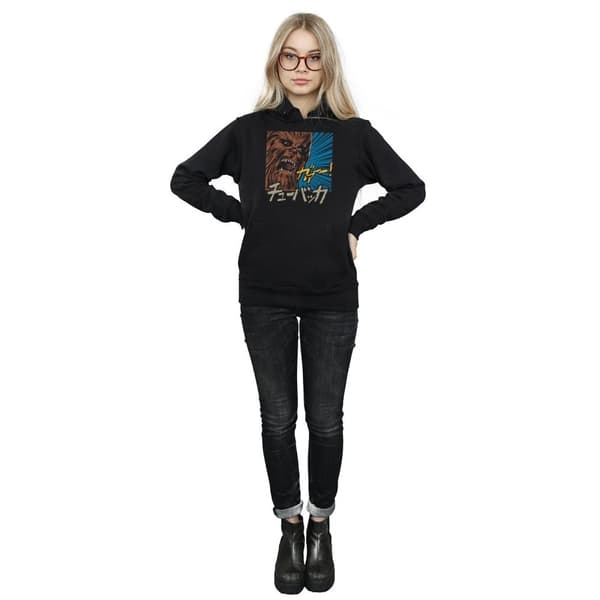 Star Wars Chewbacca Roar Pop Art-hoodie för damer/kvinnor