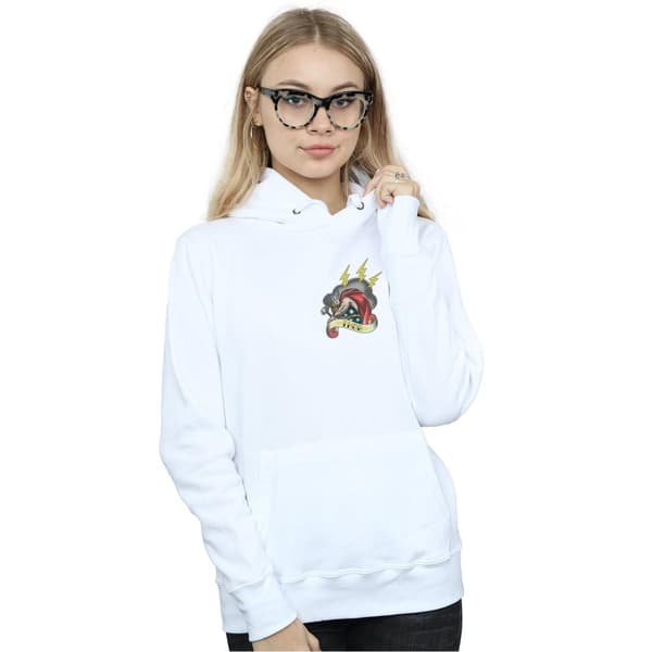 Marvel Womens/Ladies Thor Tattoo Breast Print Hoodie
