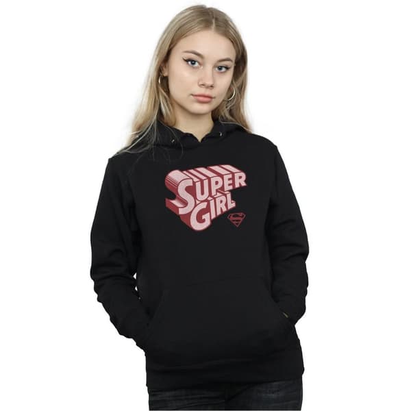DC Comics Supergirl Retro Logo Hoodie - dam/dam