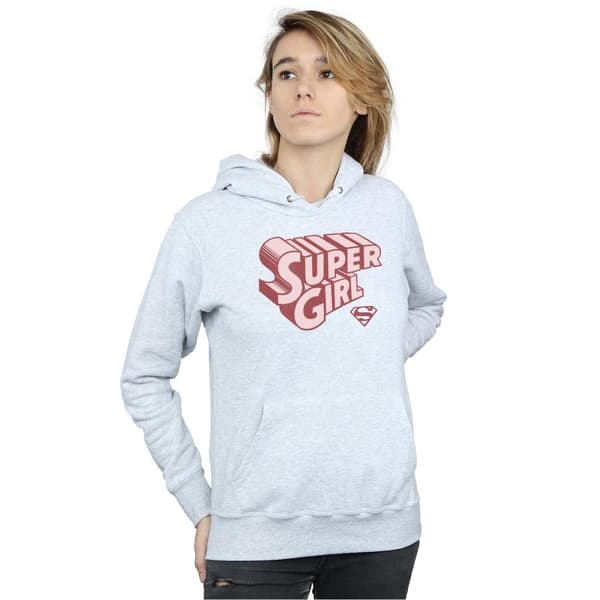 DC Comics Supergirl Retro Logo Hoodie - dam/dam