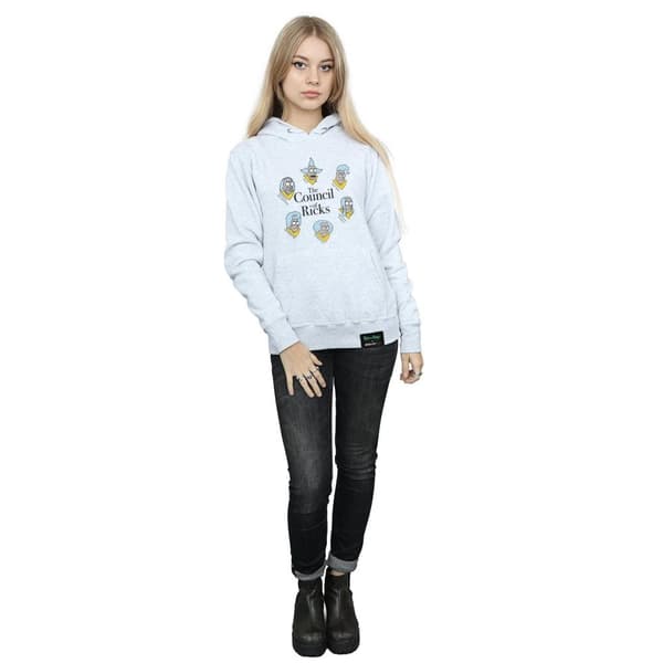 Rick And Morty Womens/Ladies Council Of Ricks Hoodie