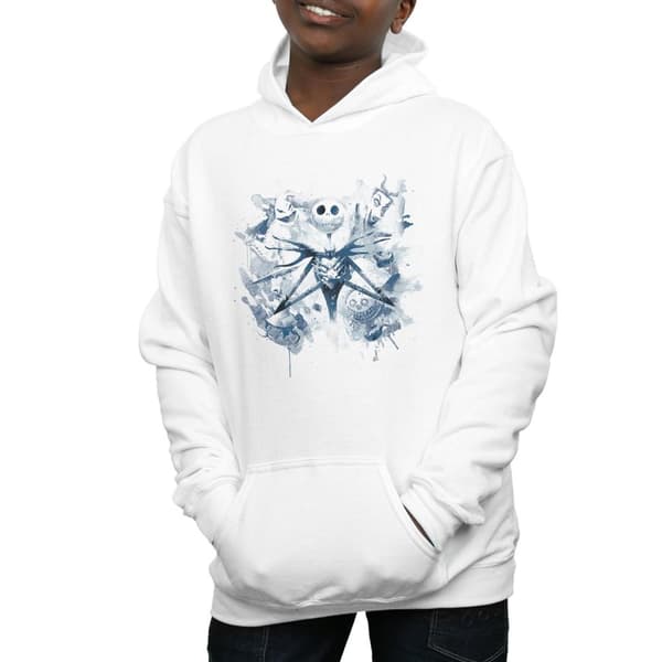 Disney Pojkar Nightmare Before Christmas Paint Spray Vårdare Hoodie