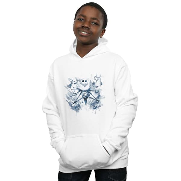 Disney Pojkar Nightmare Before Christmas Paint Spray Vårdare Hoodie