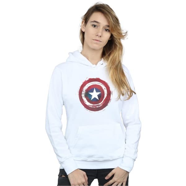 Marvel Kapten America Splatter Shield - huvtröja - dam/dam