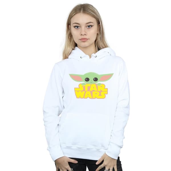 Star Wars Womens/Ladies The Mandalorian The Child And Logo Hoodie
