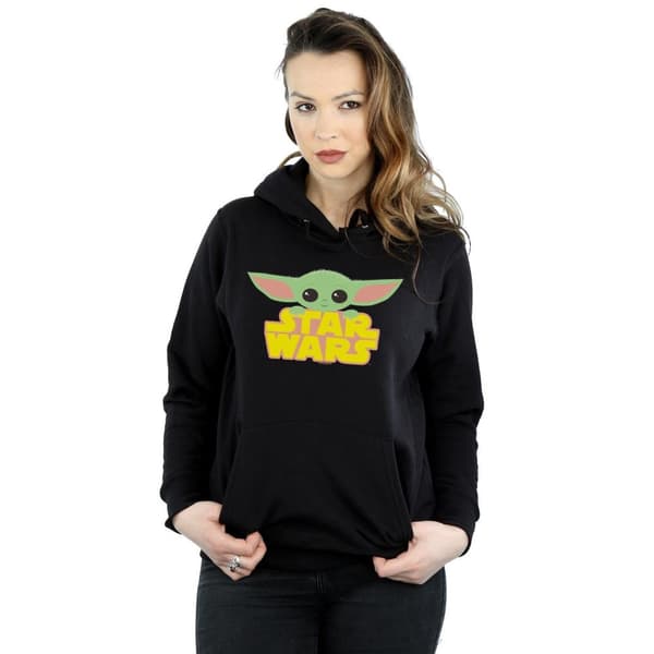 Star Wars Womens/Ladies The Mandalorian The Child And Logo Hoodie