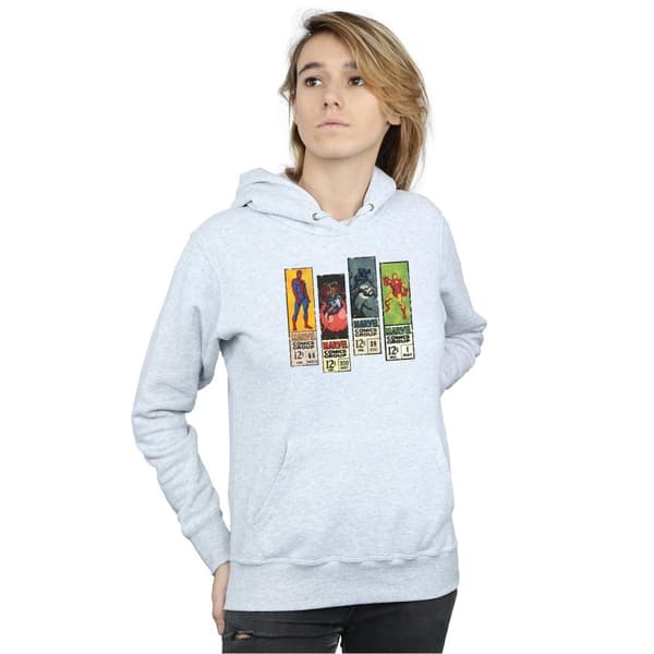 Marvel Womens/Ladies Comic Strips Hoodie