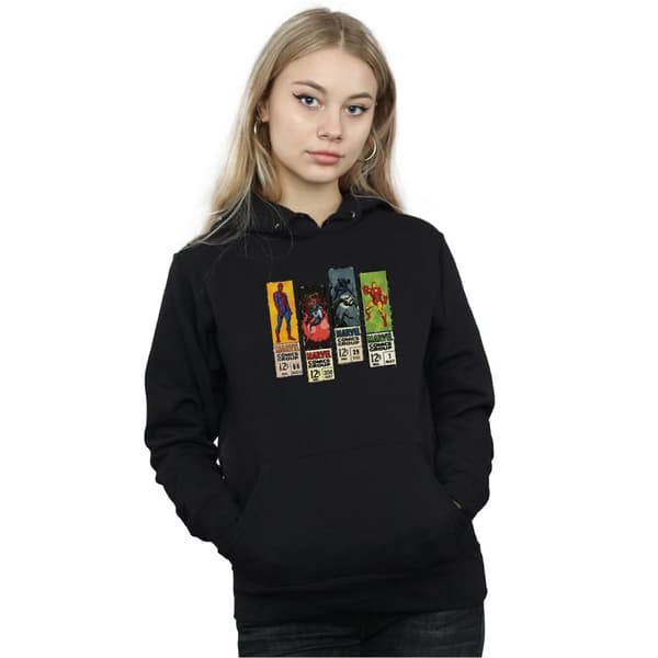 Marvel Womens/Ladies Comic Strips Hoodie